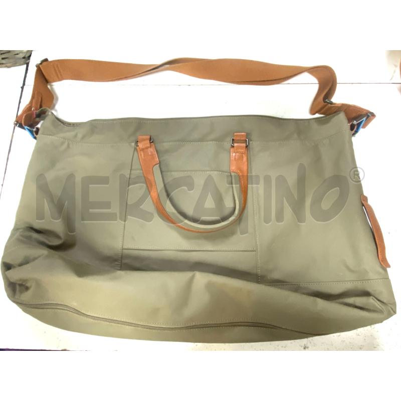 BORSONE PIQUADRO MARR. RIF ARANCIO PELLE  | Mercatino dell'Usato Ciampino 2
