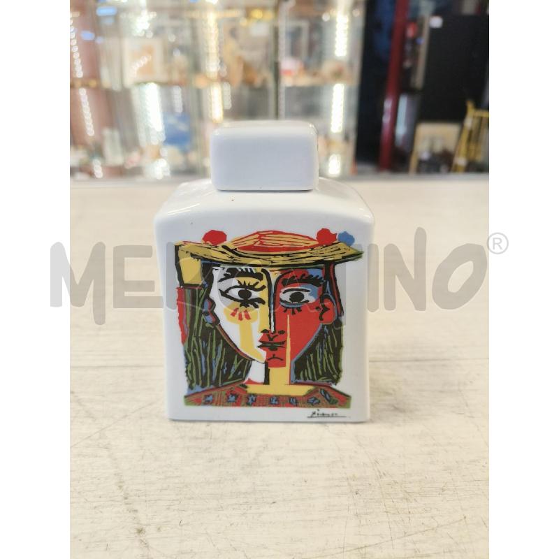 BOTTIGLIETTA CON STAMPA PICASSO TOGNANA CERAMICHE PER MMI | Mercatino dell'Usato Ciampino 1