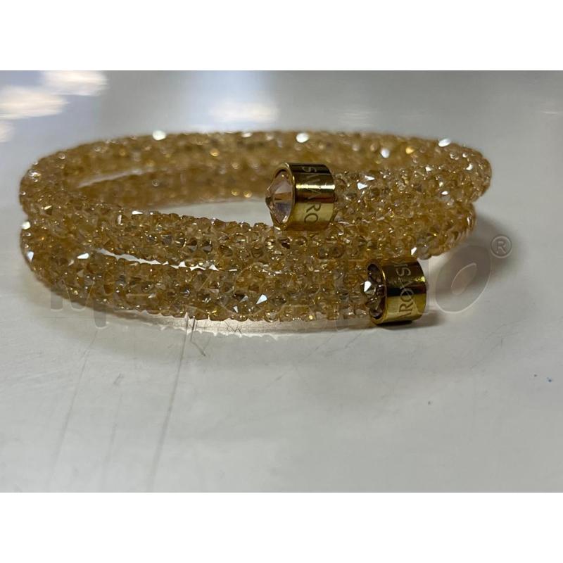 BRACCIALE ATTORC. SWAROVSKI BEIGE | Mercatino dell'Usato Ciampino 1