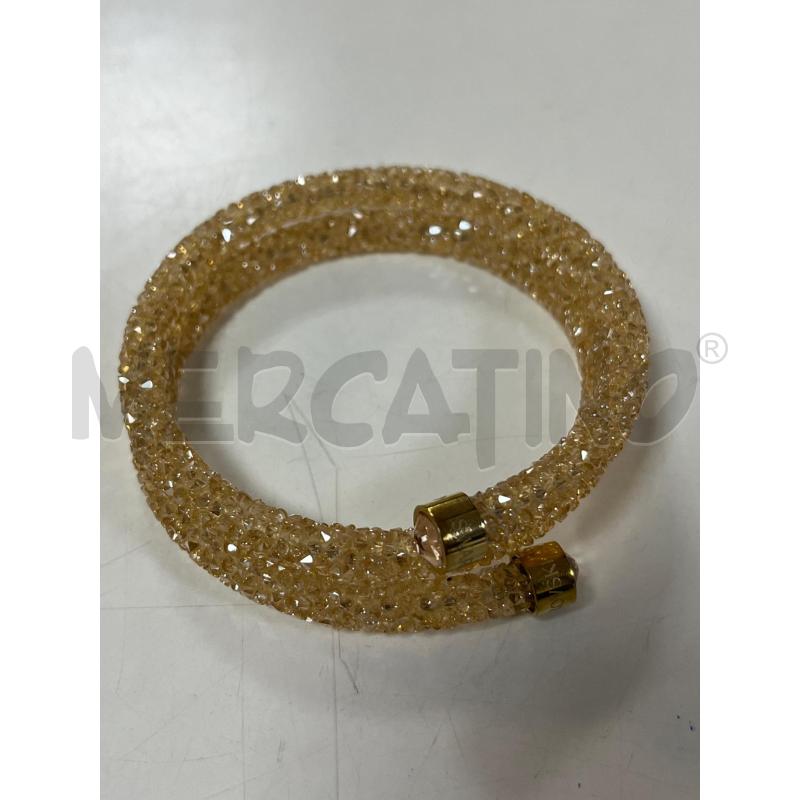 BRACCIALE ATTORC. SWAROVSKI BEIGE | Mercatino dell'Usato Ciampino 3