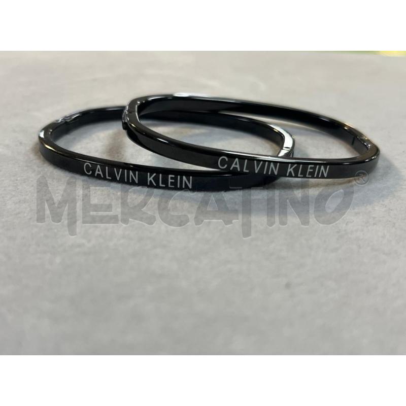 BRACCIALE CALVIN KLEIN 2PZ NERO  | Mercatino dell'Usato Ciampino 1