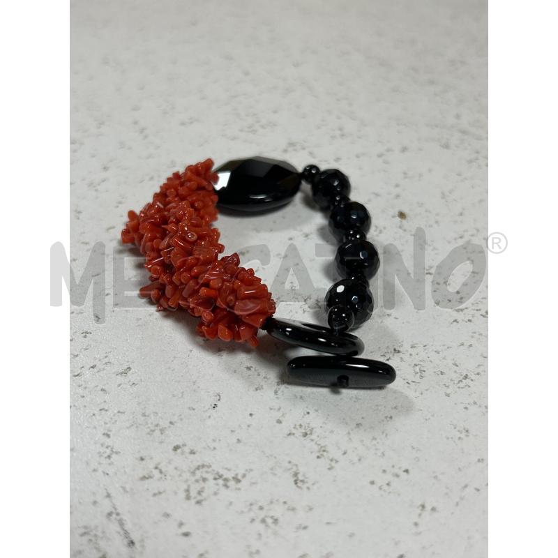 BRACCIALE CORALLINI ROSSI E P.NERE | Mercatino dell'Usato Ciampino 1