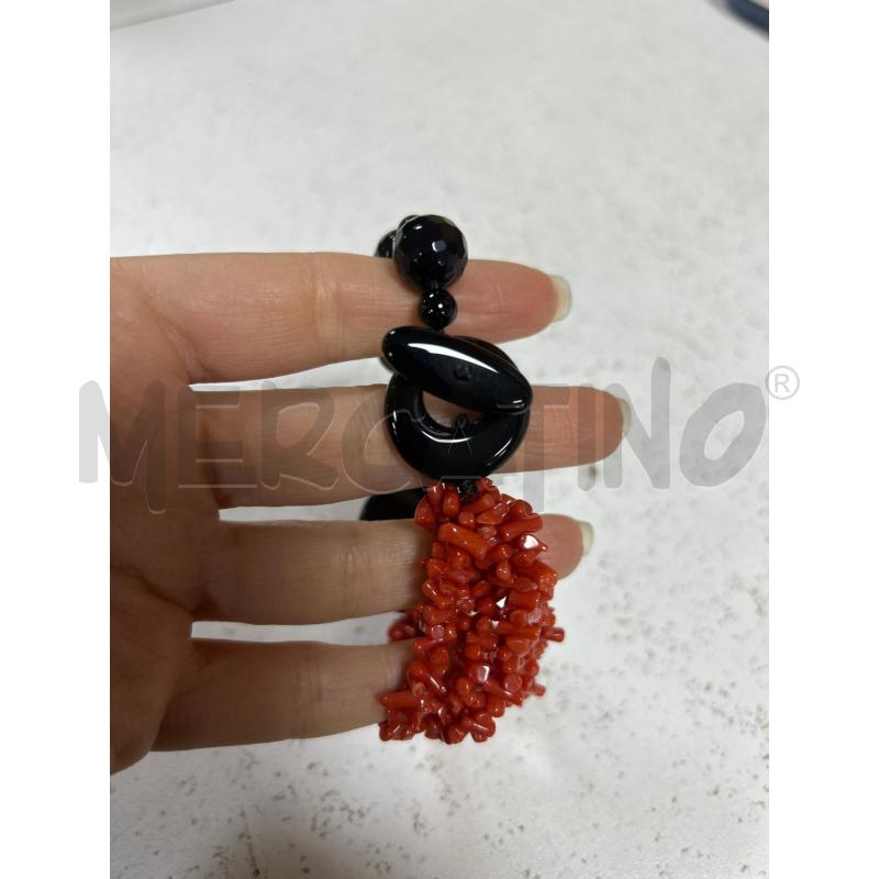 BRACCIALE CORALLINI ROSSI E P.NERE | Mercatino dell'Usato Ciampino 2