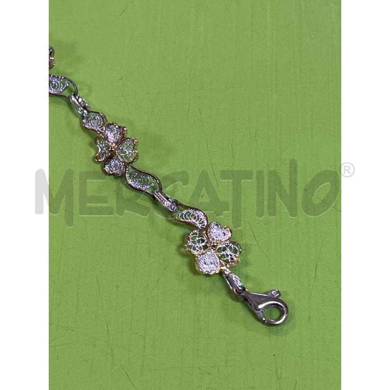 BRACCIALE FILIGRANA FIORELLINI | Mercatino dell'Usato Ciampino 2