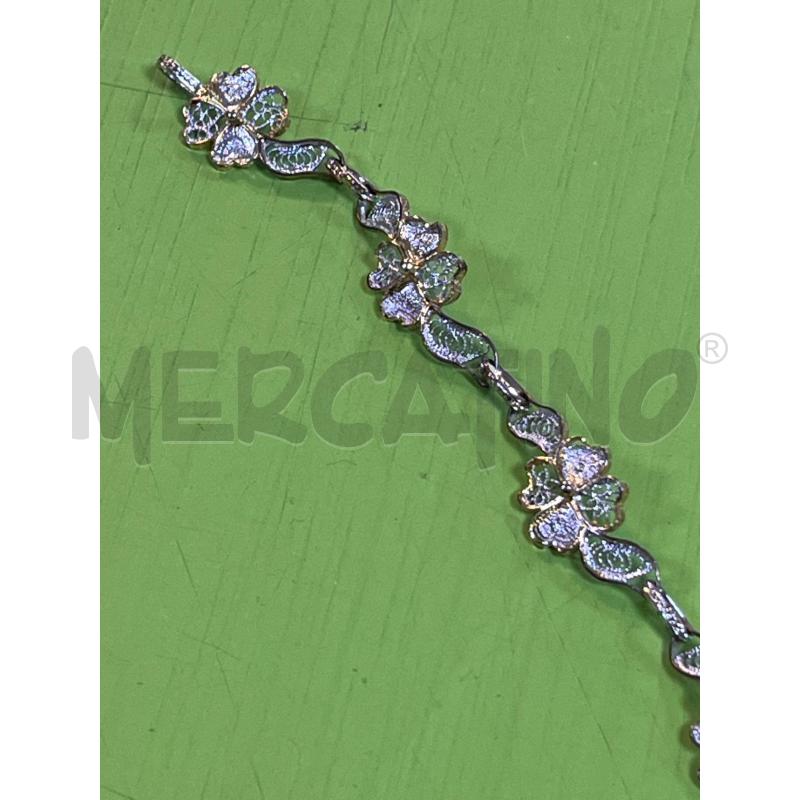 BRACCIALE FILIGRANA FIORELLINI | Mercatino dell'Usato Ciampino 3