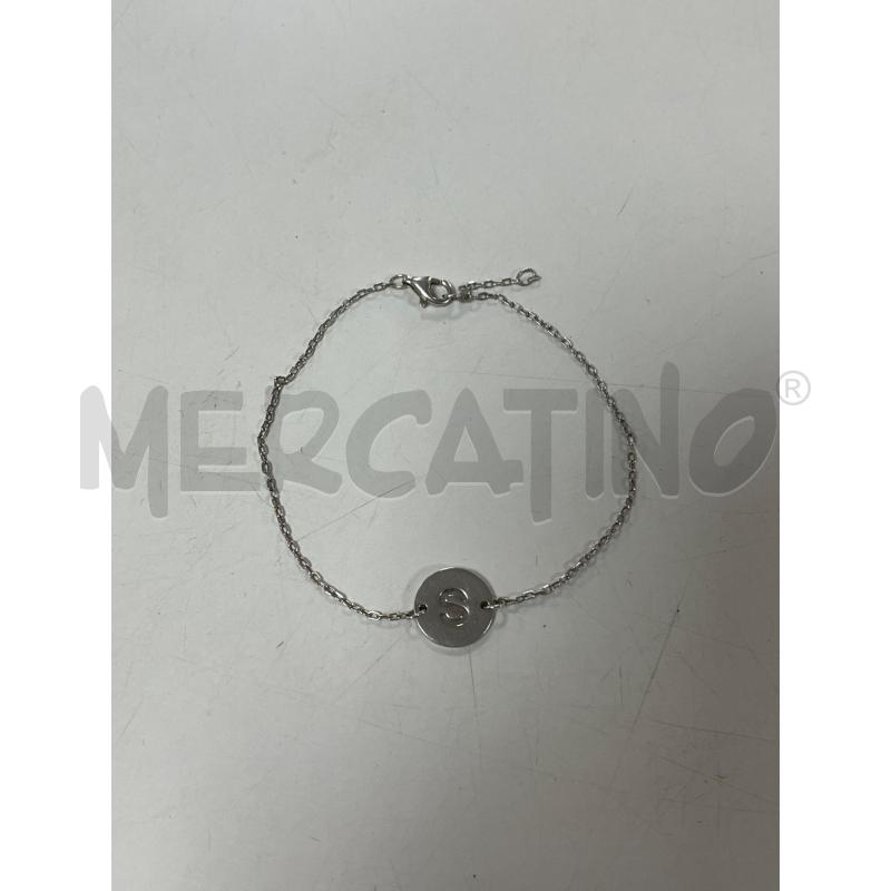 BRACCIALE LETTERA S ARG925 | Mercatino dell'Usato Ciampino 1