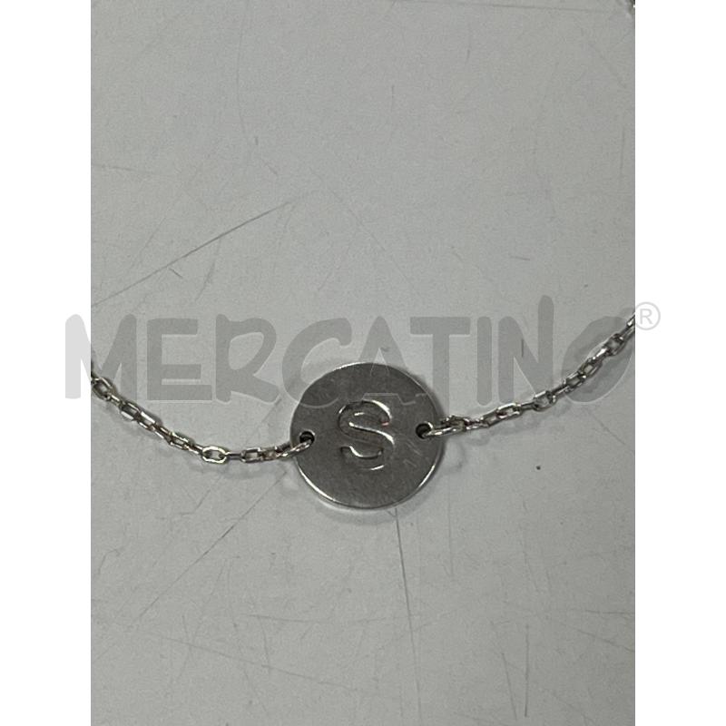 BRACCIALE LETTERA S ARG925 | Mercatino dell'Usato Ciampino 2