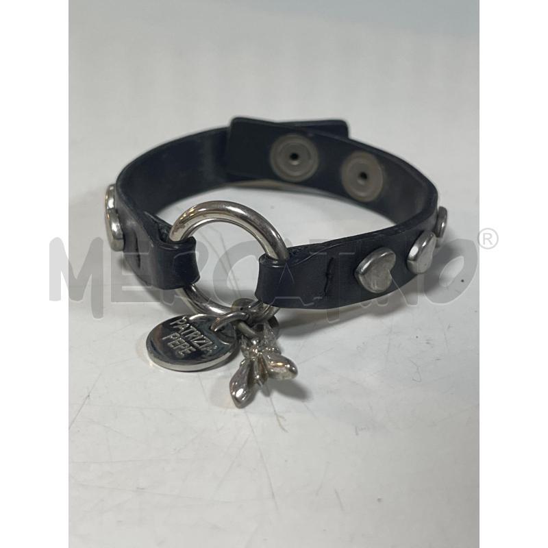 BRACCIALE PATRIZIA PEPE PELLE NERA E PEND  | Mercatino dell'Usato Ciampino 1
