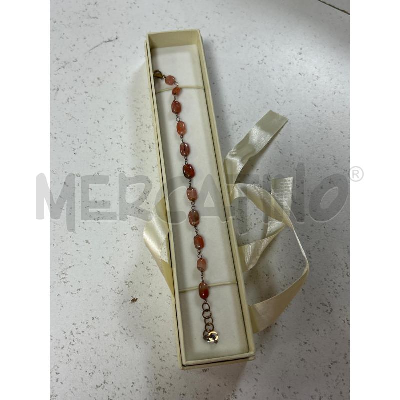 BRACCIALE PIETRA MARRONE LINEA GEM IN ARGENTO | Mercatino dell'Usato Ciampino 1