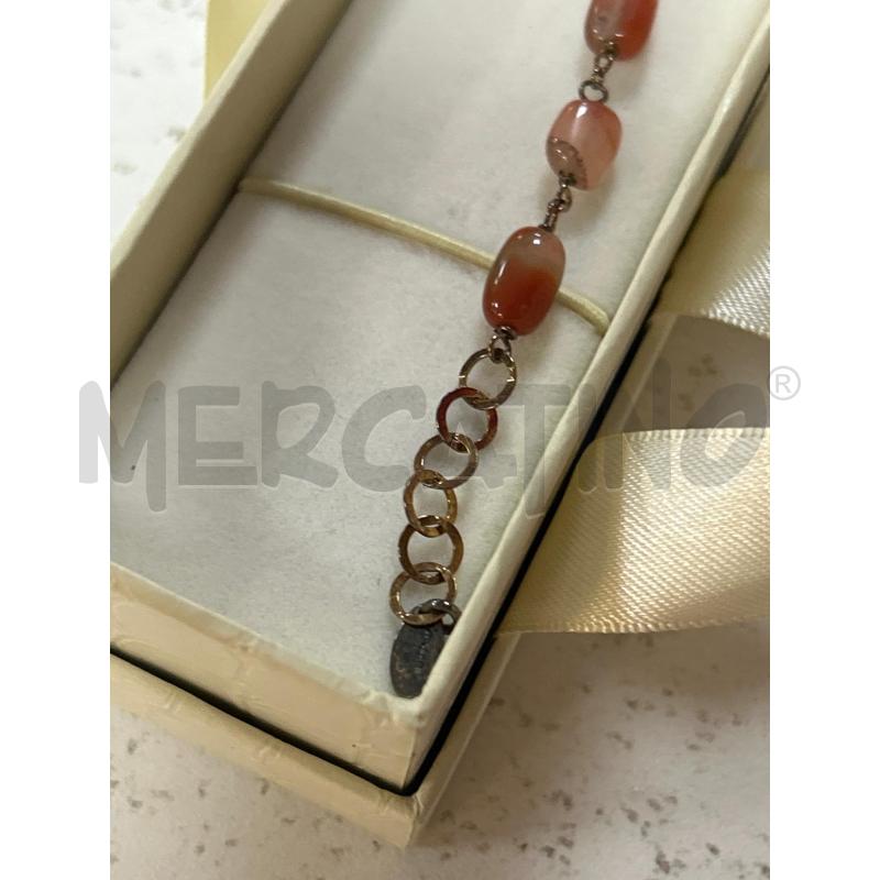BRACCIALE PIETRA MARRONE LINEA GEM IN ARGENTO | Mercatino dell'Usato Ciampino 3