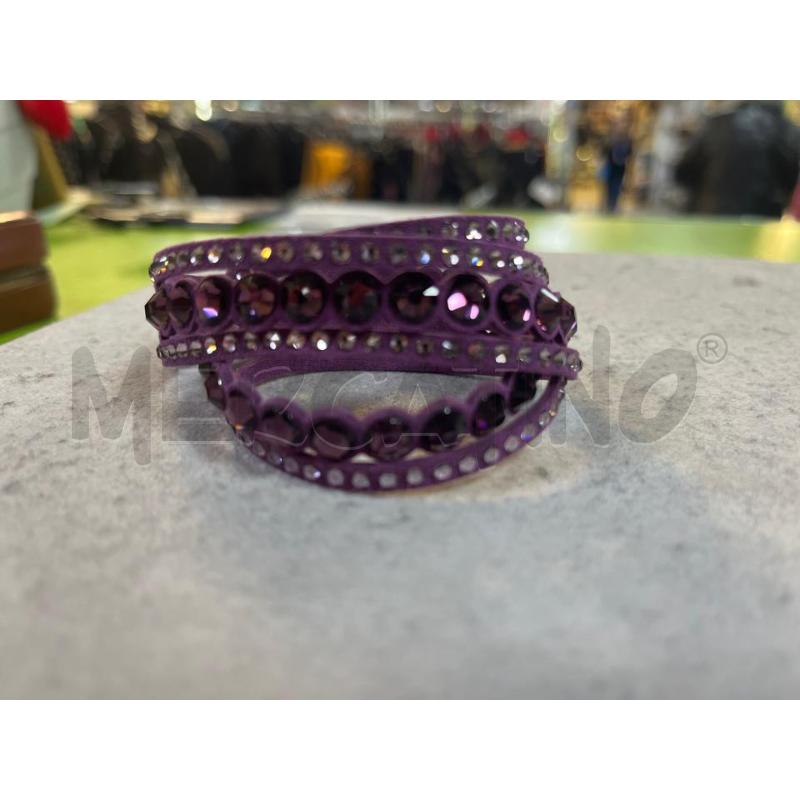 BRACCIALE SWAROVSKI VIOLA BRILLANTINI | Mercatino dell'Usato Ciampino 1