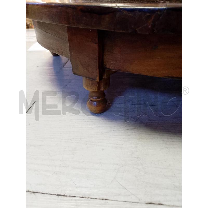 BRACIERE ANTICO IN LEGNO CON CONCA IN RAME | Mercatino dell'Usato Ciampino 3