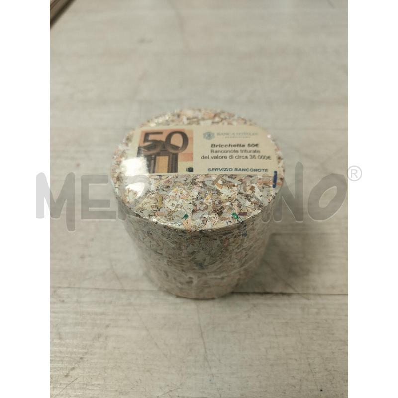 BRICCHETTA 50 EURO BAMCONOTE TRITURATE BANCA D'ITALIA | Mercatino dell'Usato Ciampino 3