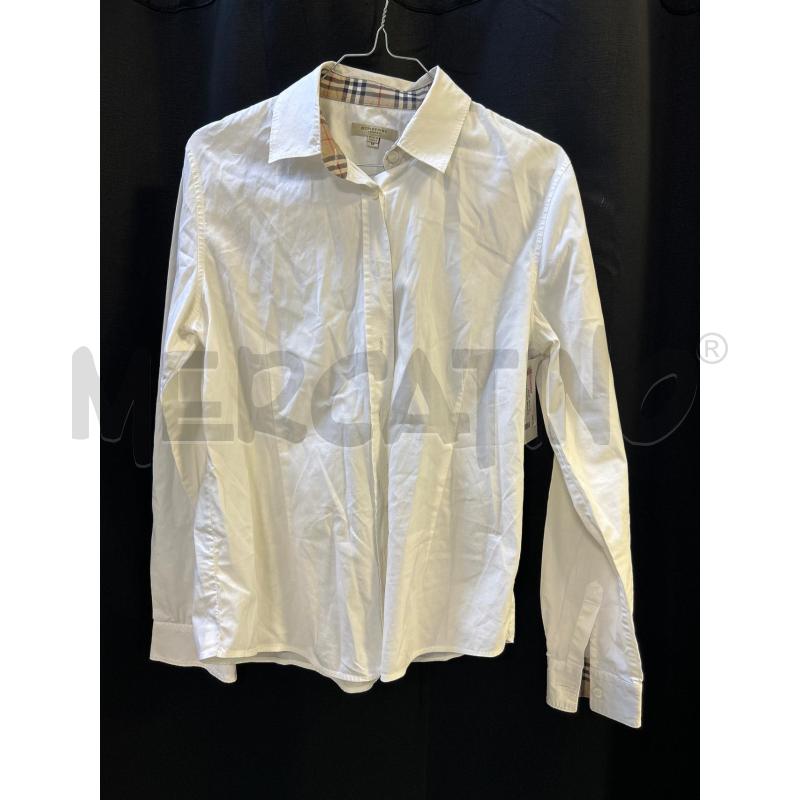 CAMICIA DONNA BIANCA BURBERRY | Mercatino dell'Usato Ciampino 1