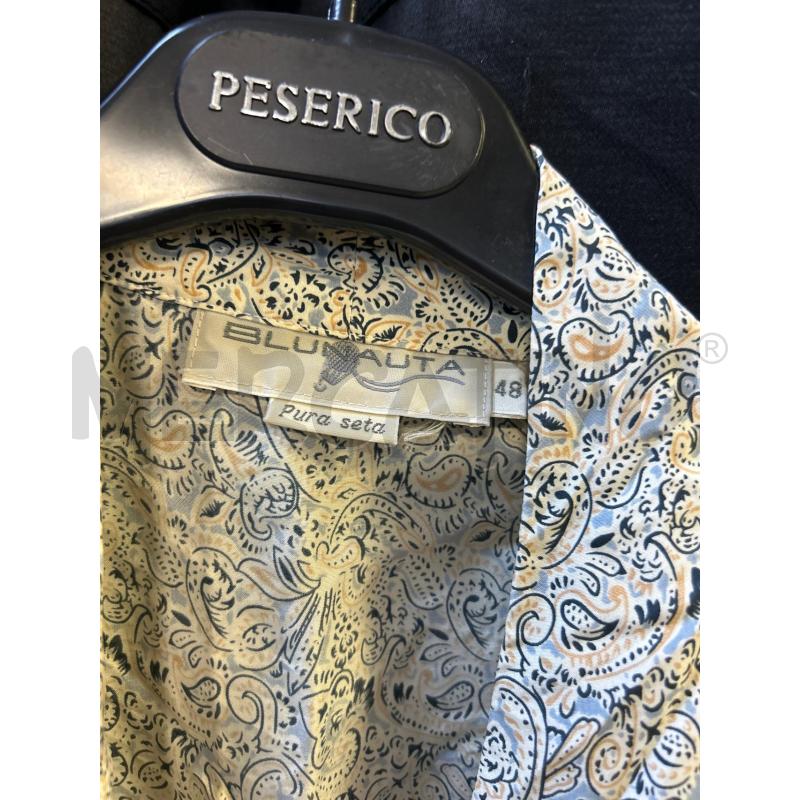 CAMICIA DONNA BLUNAUTA SETA FANT VERDINA BEIGE NERA | Mercatino dell'Usato Ciampino 2