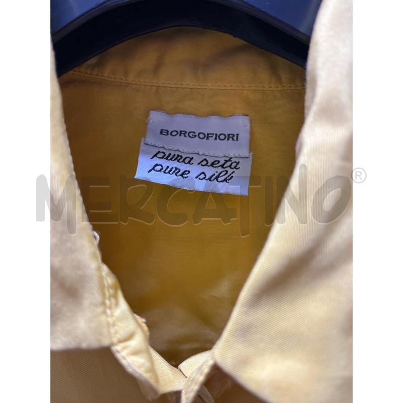 CAMICIA DONNA BORGOFIORI GIALLA SETA | Mercatino dell'Usato Ciampino 2