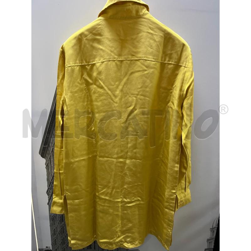 CAMICIA DONNA BORGOFIORI GIALLA SETA | Mercatino dell'Usato Ciampino 3