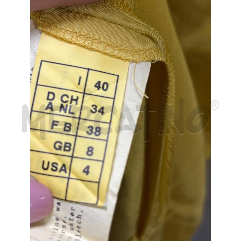 CAMICIA DONNA BORGOFIORI GIALLA SETA | Mercatino dell'Usato Ciampino 4
