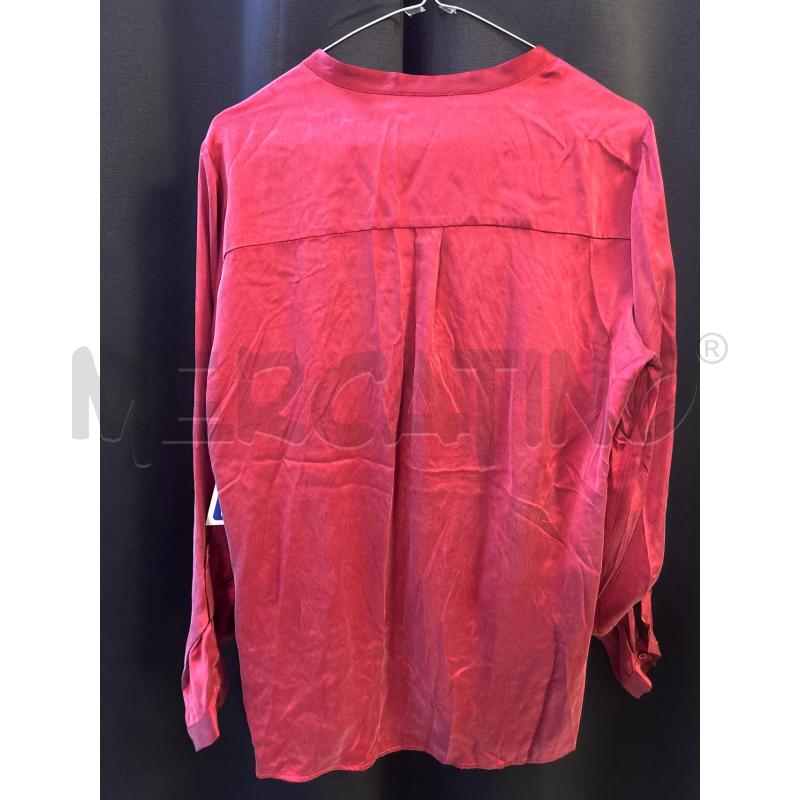 CAMICIA DONNA CAROLL ROSSA SETA | Mercatino dell'Usato Ciampino 3