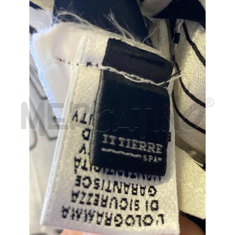 CAMICIA DONNA D&G BEIGE SCRITTE NERE SETA | Mercatino dell'Usato Ciampino 3