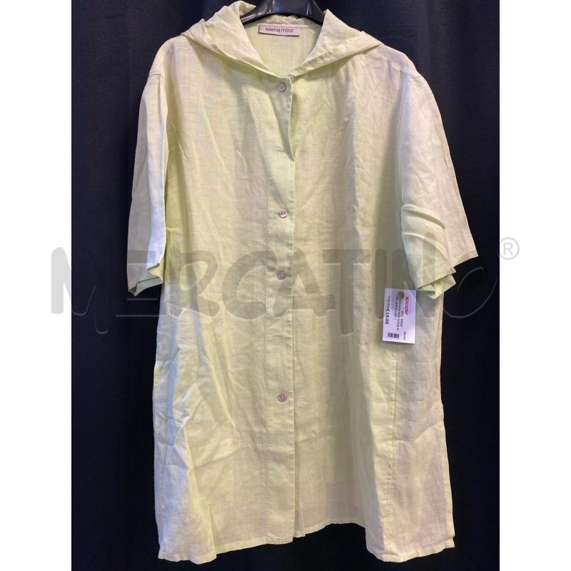 CAMICIA DONNA ELENA MIRO VERDE LINO CON MAPPUCCIO | Mercatino dell'Usato Ciampino 1