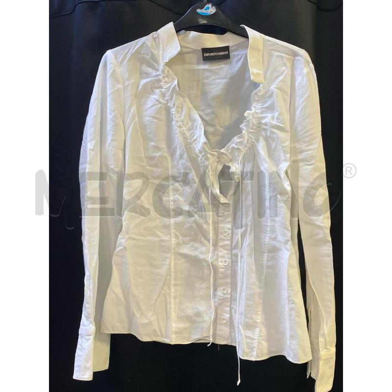 CAMICIA DONNA EMPORIO ARMANI BIANCA | Mercatino dell'Usato Ciampino 1