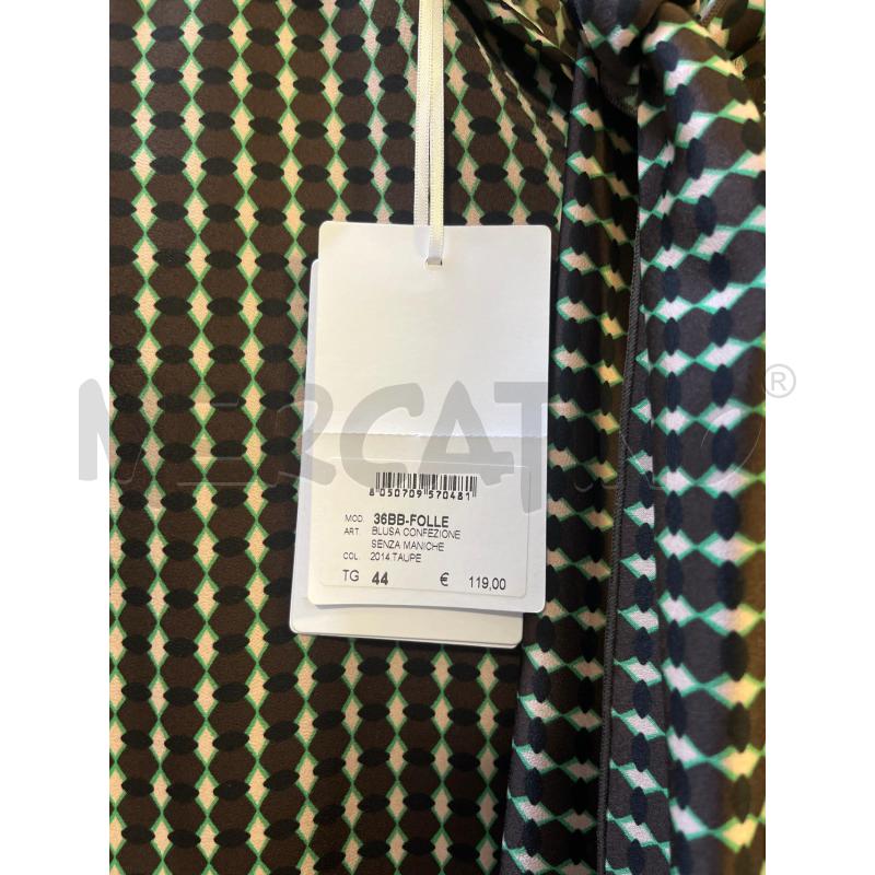 CAMICIA DONNA FANTASIA NENETTE MARRONE | Mercatino dell'Usato Ciampino 3