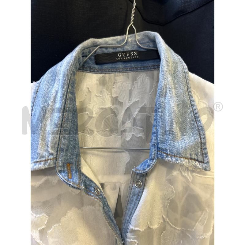 CAMICIA DONNA GUESS BIANCA RIF JEANS  | Mercatino dell'Usato Ciampino 2