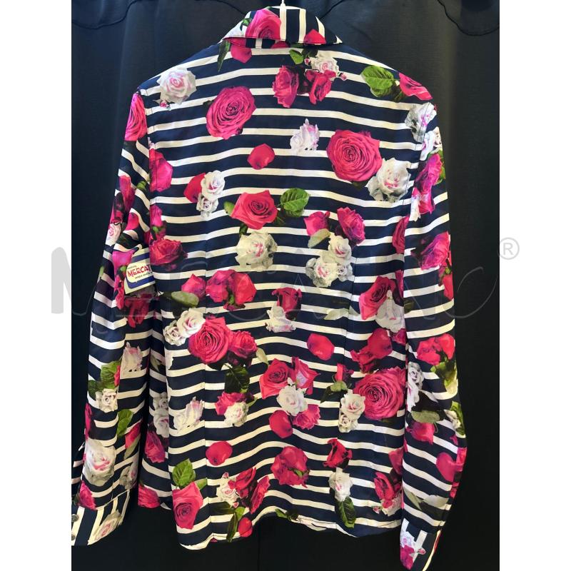 CAMICIA DONNA GUESS STR BLU ROSA FIORI ROSSI | Mercatino dell'Usato Ciampino 4