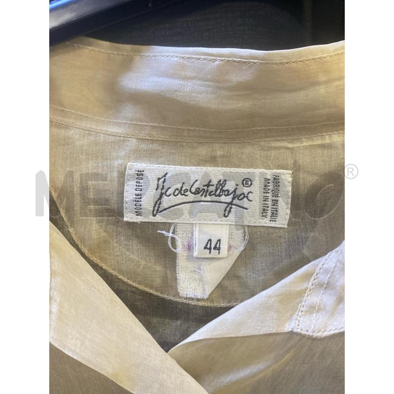 CAMICIA DONNA JC DE CASTELBAJAC BEIGE SETA | Mercatino dell'Usato Ciampino 2