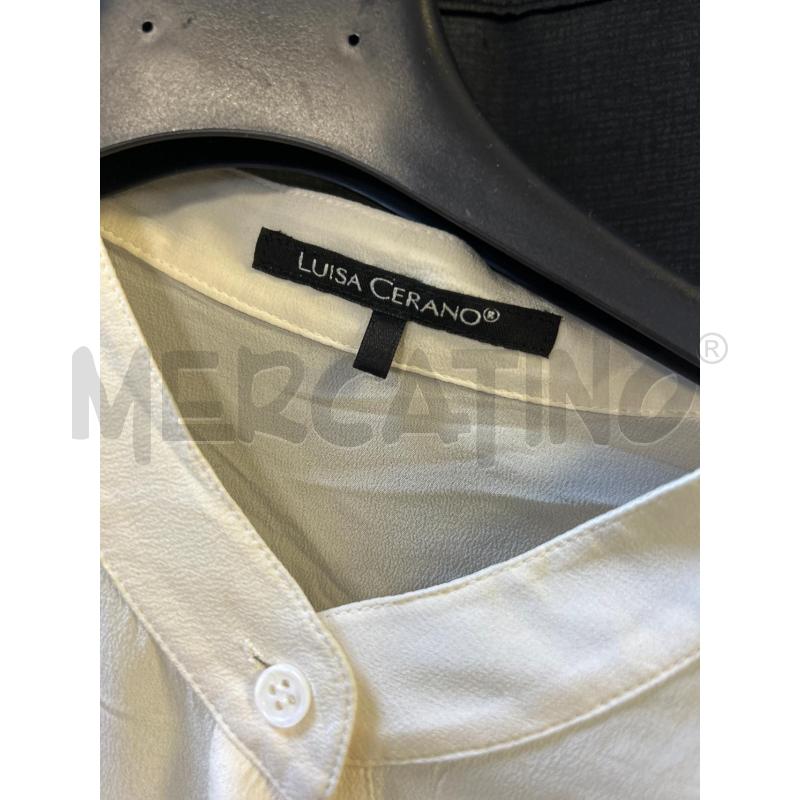 CAMICIA DONNA LUISA CERANO BIANCA SETA DA SMACCHIARE DIETRO | Mercatino dell'Usato Ciampino 2