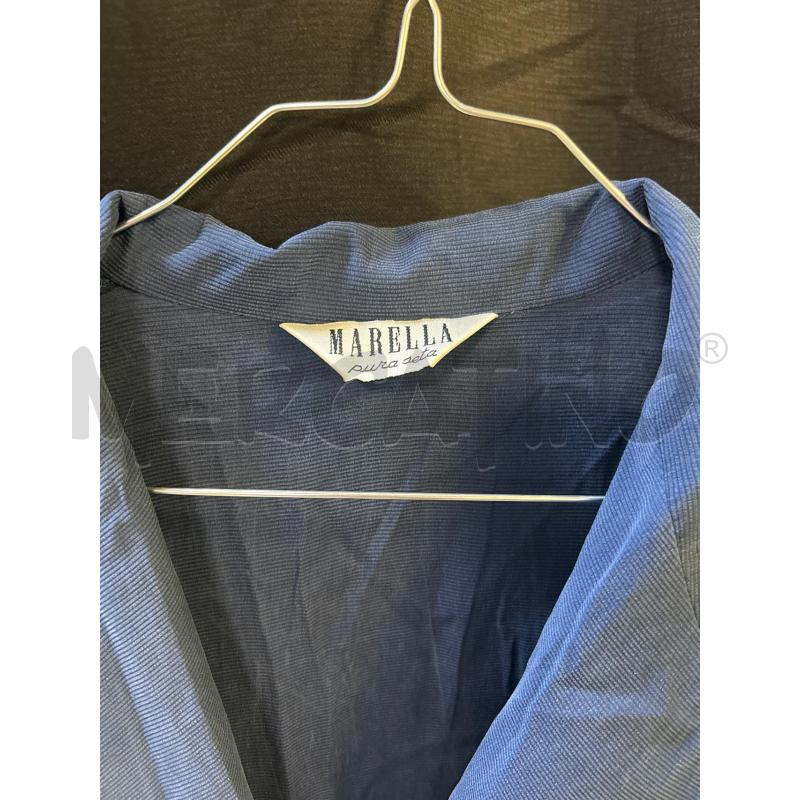 CAMICIA DONNA MARELLA SETA BLU | Mercatino dell'Usato Ciampino 2