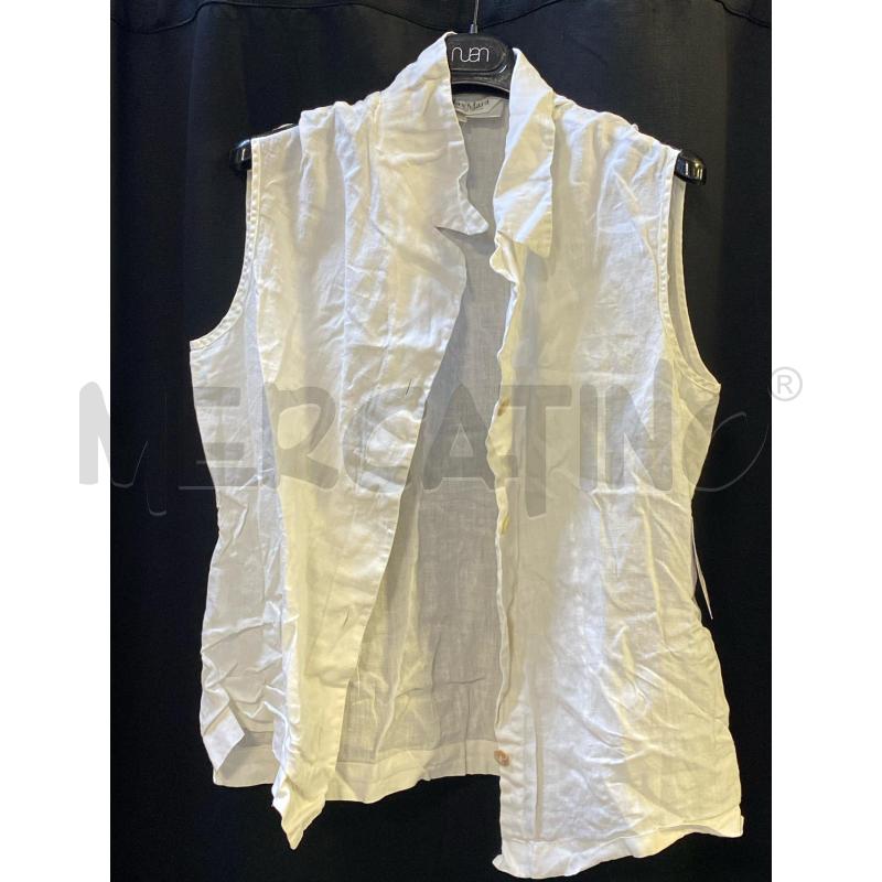 CAMICIA DONNA MAX MARA BIANCA NO MANICHE  | Mercatino dell'Usato Ciampino 1