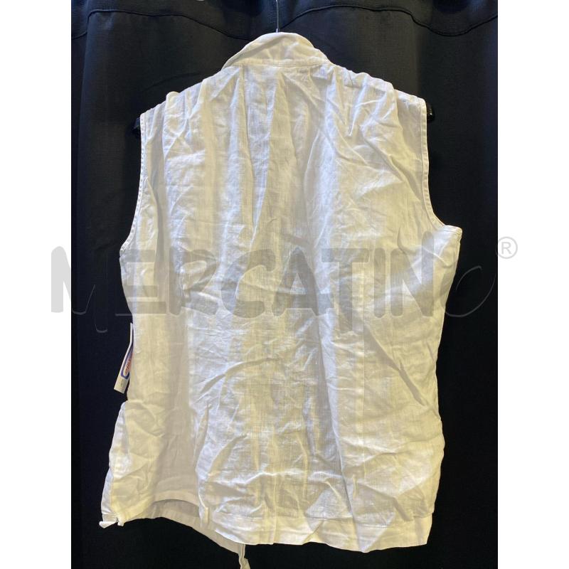 CAMICIA DONNA MAX MARA BIANCA NO MANICHE  | Mercatino dell'Usato Ciampino 3