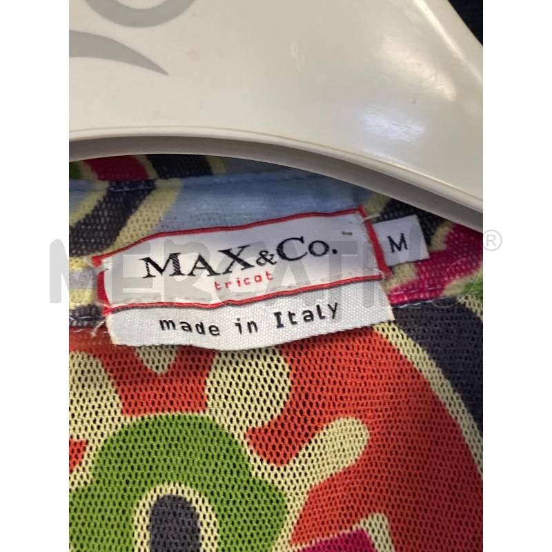 CAMICIA DONNA MULTICOLOR MAX E CO FANT CELESTE VERDE GIALLO  | Mercatino dell'Usato Ciampino 2