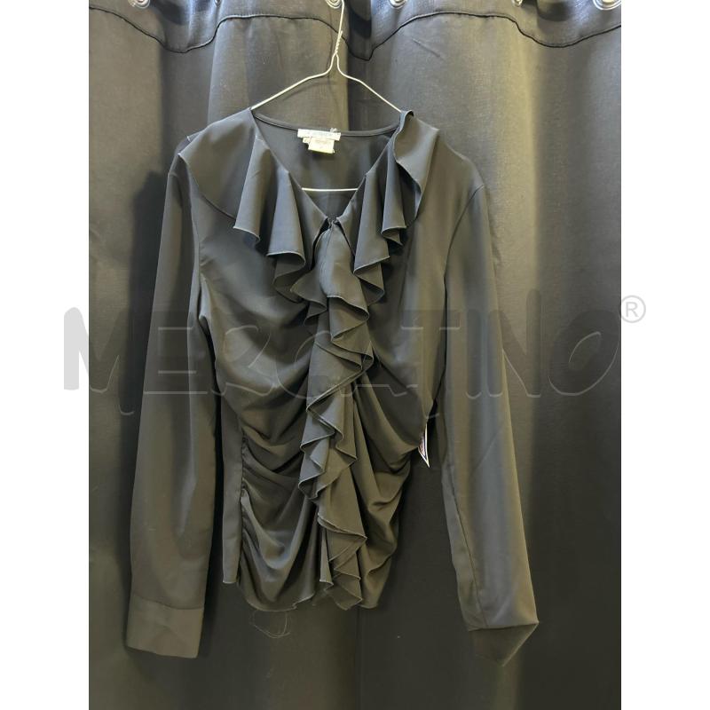 CAMICIA DONNA NARA CAMICIE NERA DAVANTI VOLANT | Mercatino dell'Usato Ciampino 1