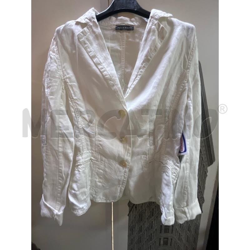 CAMICIA DONNA PESERICO BIANCA LINO | Mercatino dell'Usato Ciampino 1