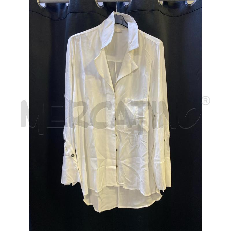 CAMICIA DONNA PLEASE BIANCA  | Mercatino dell'Usato Ciampino 1