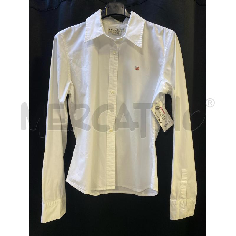 CAMICIA DONNA POLO COMPANY RALPH LAUREN BIANCA | Mercatino dell'Usato Ciampino 1