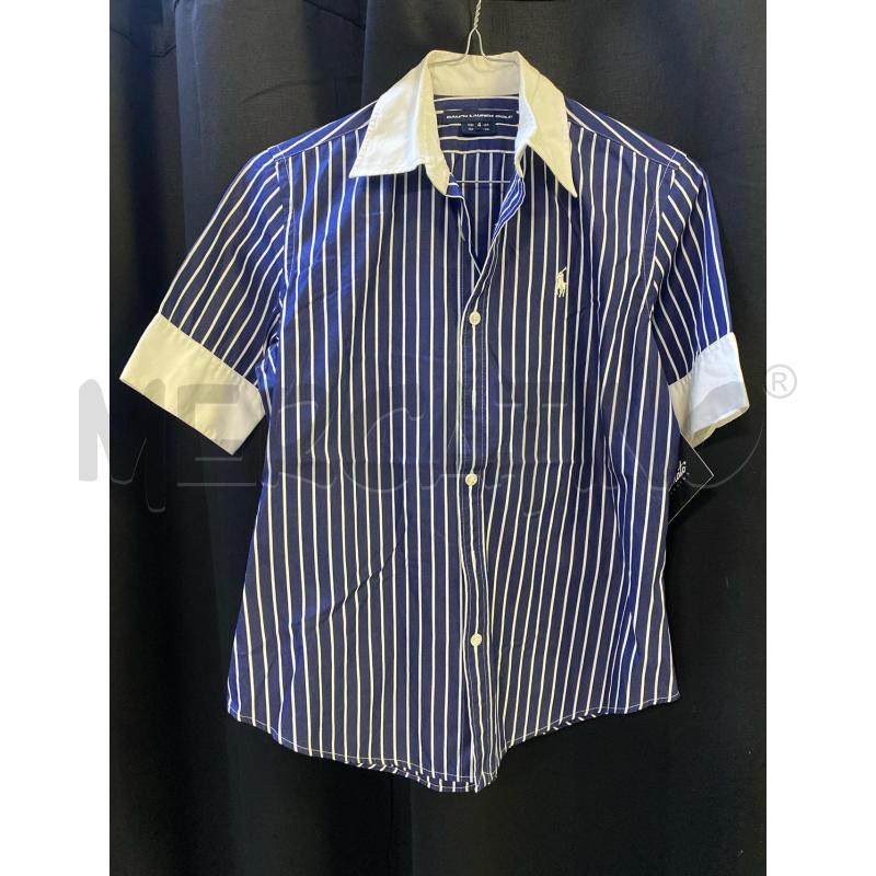 CAMICIA DONNA POLO RALPH LAUREN BLU STR BIANCHE  | Mercatino dell'Usato Ciampino 1