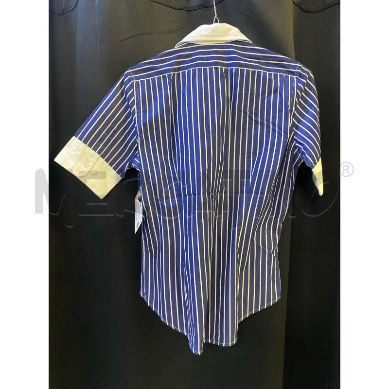 CAMICIA DONNA POLO RALPH LAUREN BLU STR BIANCHE  | Mercatino dell'Usato Ciampino 3