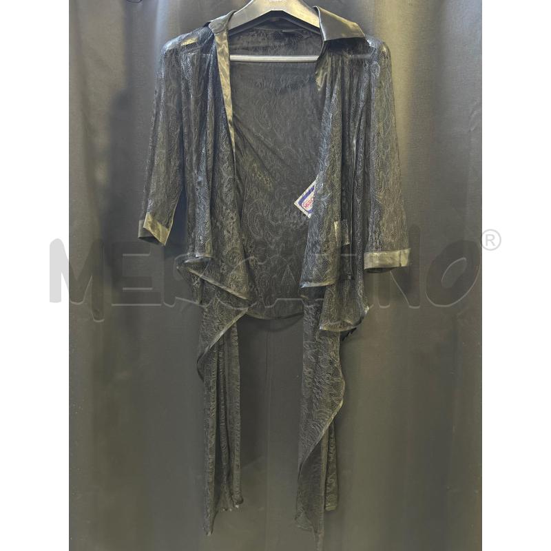 CAMICIA DONNA ROCCO BAROCCO NERA PIZZO | Mercatino dell'Usato Ciampino 1