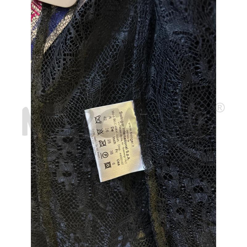 CAMICIA DONNA ROCCO BAROCCO NERA PIZZO | Mercatino dell'Usato Ciampino 4