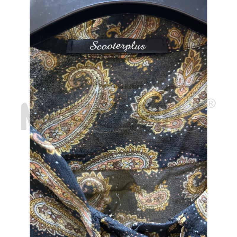 CAMICIA DONNA SCOOTERPLUS NERA FANTASIA | Mercatino dell'Usato Ciampino 2