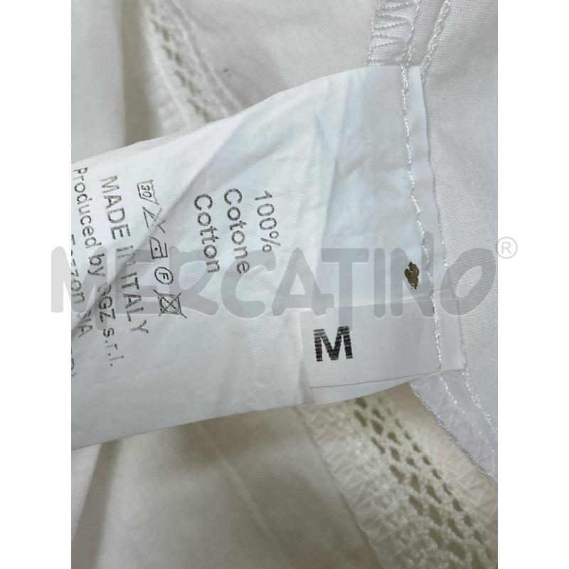 CAMICIA DONNA VICOLO BIANCA RICAMI MAN SBUFF | Mercatino dell'Usato Ciampino 4