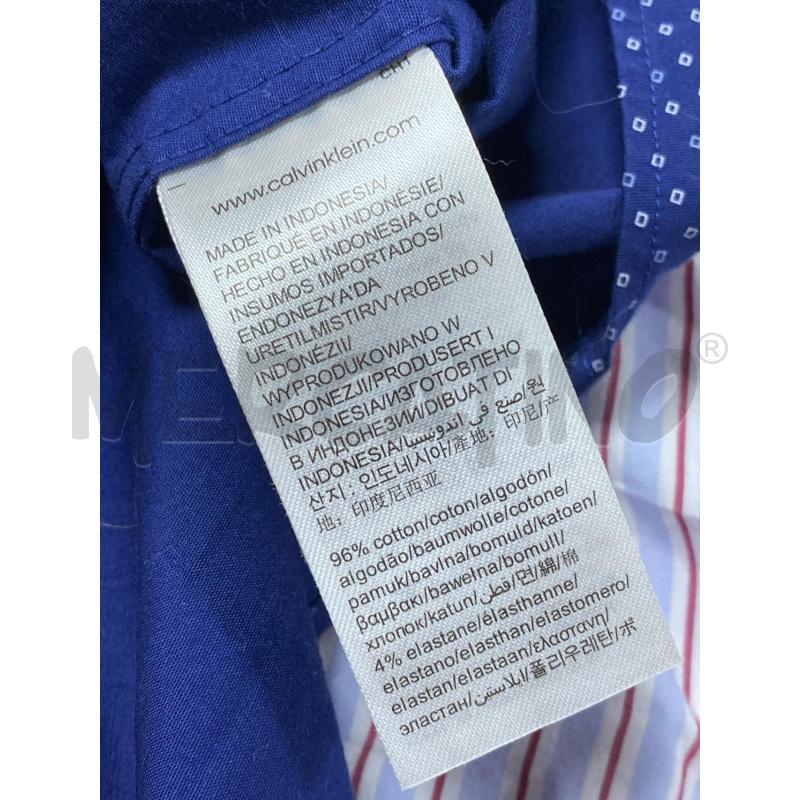CAMICIA UOMO BLU CALVIN KLEIN FANT | Mercatino dell'Usato Ciampino 4