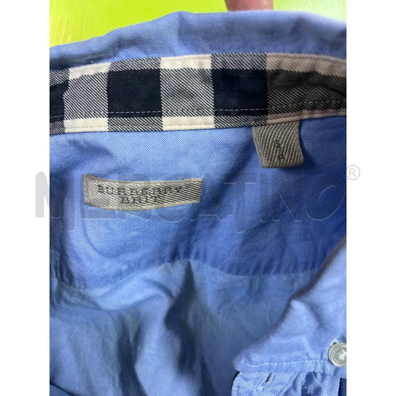 CAMICIA UOMO BURBERRY CELESTE  | Mercatino dell'Usato Ciampino 3