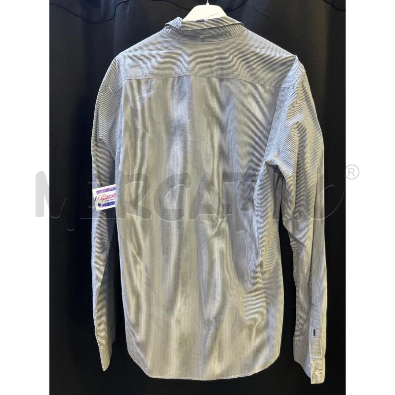 CAMICIA UOMO BURBERRY CELESTE STR BIANCHE  | Mercatino dell'Usato Ciampino 3