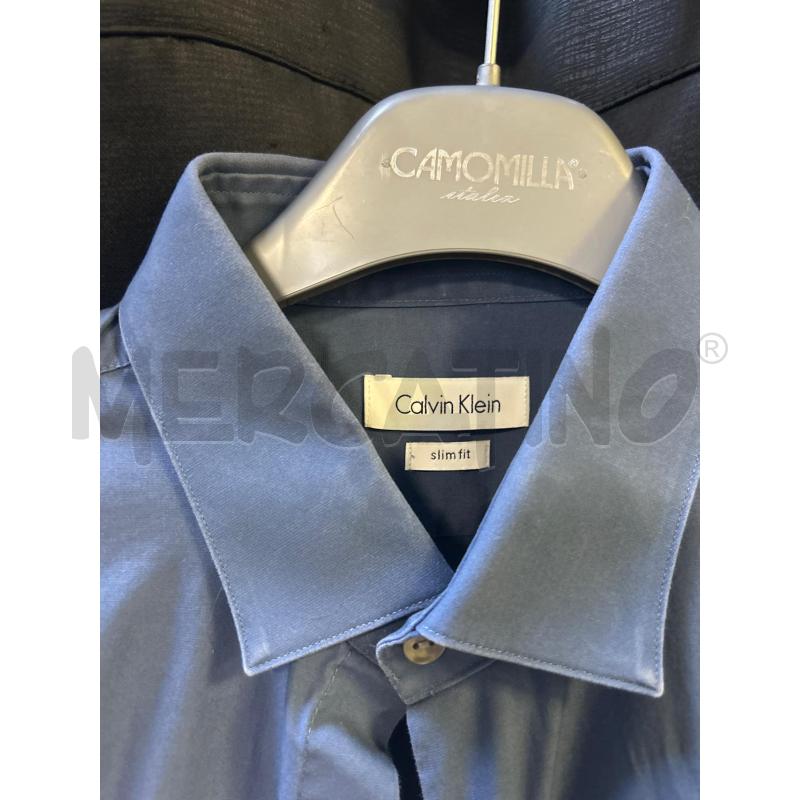 CAMICIA UOMO CALVIN KLEIN BLU | Mercatino dell'Usato Ciampino 2