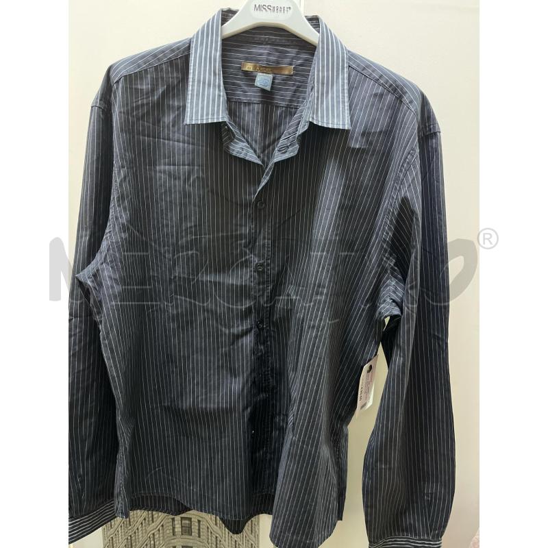 CAMICIA UOMO CLASS ROBERTO CAVALLI NERA STR BIANCHE | Mercatino dell'Usato Ciampino 1